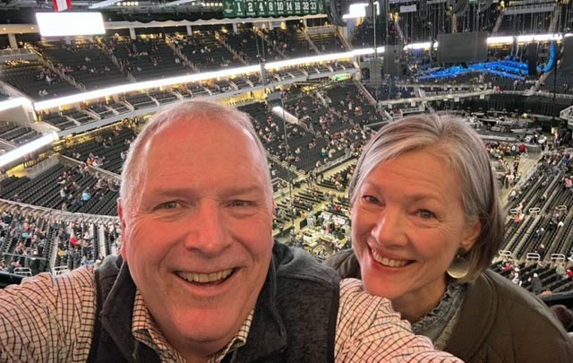 Lobbyist Jack O'meara and wife at concert in Milwaukee